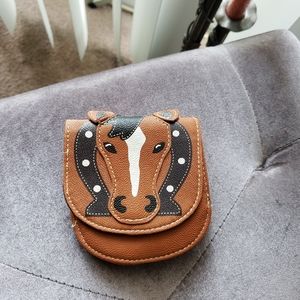 Claire's Pocket Wallet w Horse Style